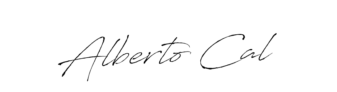 Use a signature maker to create a handwritten signature online. With this signature software, you can design (Antro_Vectra) your own signature for name Alberto Cal. Alberto Cal signature style 6 images and pictures png