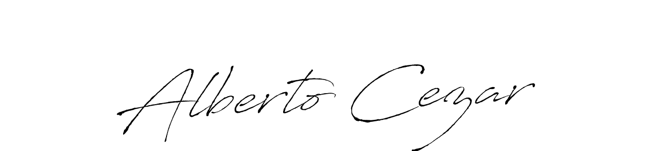 Make a beautiful signature design for name Alberto Cezar. Use this online signature maker to create a handwritten signature for free. Alberto Cezar signature style 6 images and pictures png