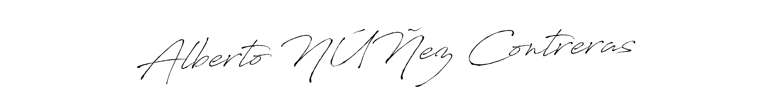 How to Draw Alberto NÚÑez Contreras signature style? Antro_Vectra is a latest design signature styles for name Alberto NÚÑez Contreras. Alberto NÚÑez Contreras signature style 6 images and pictures png