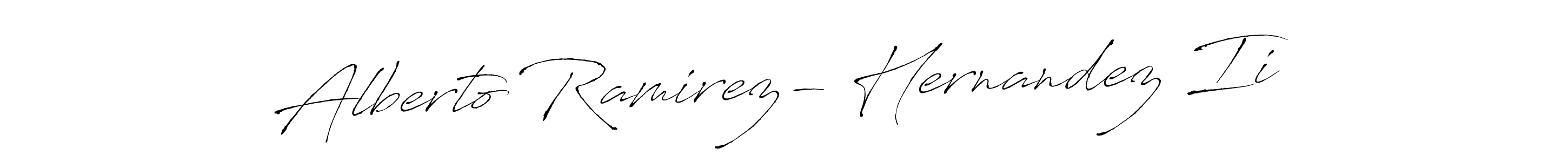 How to make Alberto Ramirez- Hernandez Ii signature? Antro_Vectra is a professional autograph style. Create handwritten signature for Alberto Ramirez- Hernandez Ii name. Alberto Ramirez- Hernandez Ii signature style 6 images and pictures png