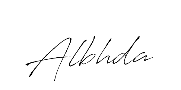 Once you've used our free online signature maker to create your best signature Antro_Vectra style, it's time to enjoy all of the benefits that Albhda name signing documents. Albhda signature style 6 images and pictures png