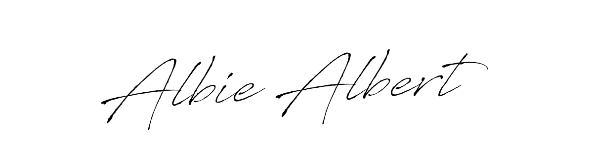 The best way (Antro_Vectra) to make a short signature is to pick only two or three words in your name. The name Albie Albert include a total of six letters. For converting this name. Albie Albert signature style 6 images and pictures png