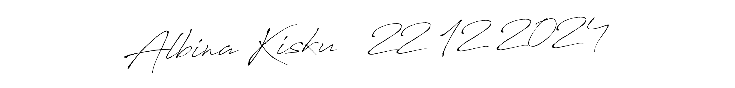 Also we have Albina Kisku   22 12 2024 name is the best signature style. Create professional handwritten signature collection using Antro_Vectra autograph style. Albina Kisku   22 12 2024 signature style 6 images and pictures png