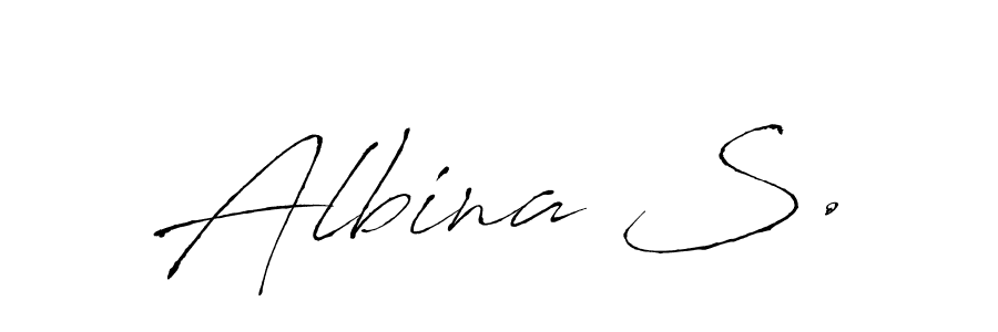 Best and Professional Signature Style for Albina S.. Antro_Vectra Best Signature Style Collection. Albina S. signature style 6 images and pictures png