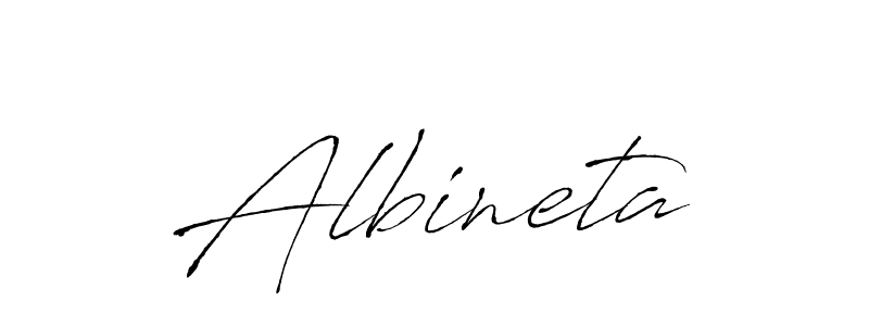 Also we have Albineta name is the best signature style. Create professional handwritten signature collection using Antro_Vectra autograph style. Albineta signature style 6 images and pictures png