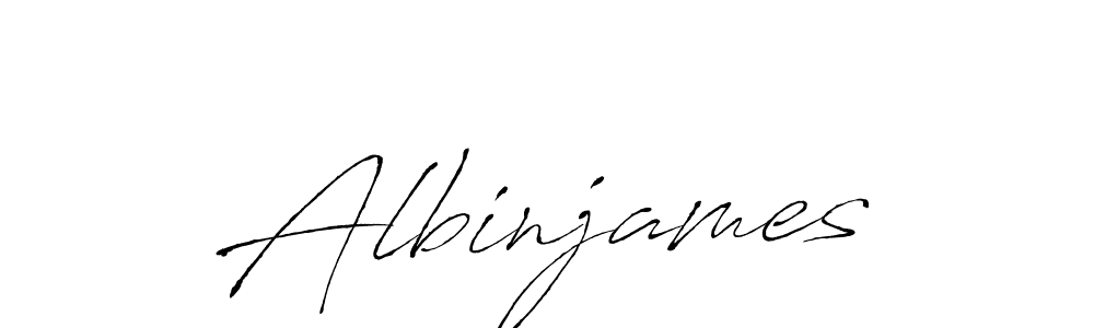 Create a beautiful signature design for name Albinjames. With this signature (Antro_Vectra) fonts, you can make a handwritten signature for free. Albinjames signature style 6 images and pictures png