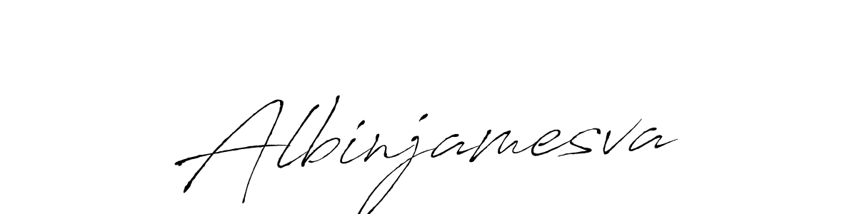 Also we have Albinjamesva name is the best signature style. Create professional handwritten signature collection using Antro_Vectra autograph style. Albinjamesva signature style 6 images and pictures png