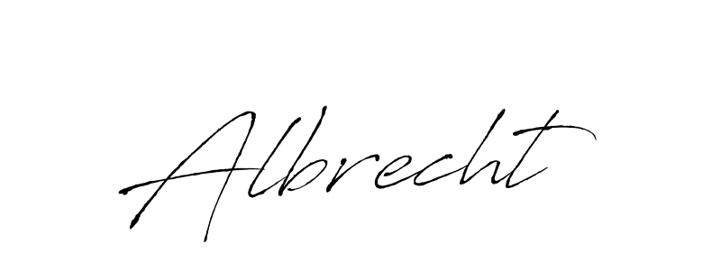 Use a signature maker to create a handwritten signature online. With this signature software, you can design (Antro_Vectra) your own signature for name Albrecht. Albrecht signature style 6 images and pictures png