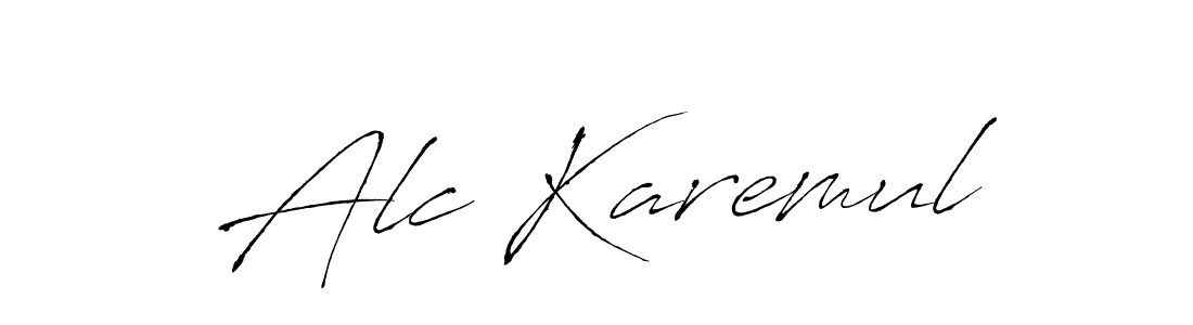 Antro_Vectra is a professional signature style that is perfect for those who want to add a touch of class to their signature. It is also a great choice for those who want to make their signature more unique. Get Alc Karemul name to fancy signature for free. Alc Karemul signature style 6 images and pictures png