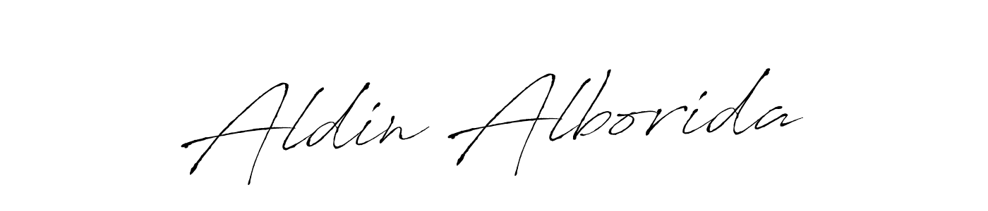 The best way (Antro_Vectra) to make a short signature is to pick only two or three words in your name. The name Aldin Alborida include a total of six letters. For converting this name. Aldin Alborida signature style 6 images and pictures png
