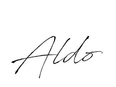 You should practise on your own different ways (Antro_Vectra) to write your name (Aldo) in signature. don't let someone else do it for you. Aldo signature style 6 images and pictures png
