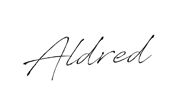 How to make Aldred signature? Antro_Vectra is a professional autograph style. Create handwritten signature for Aldred name. Aldred signature style 6 images and pictures png