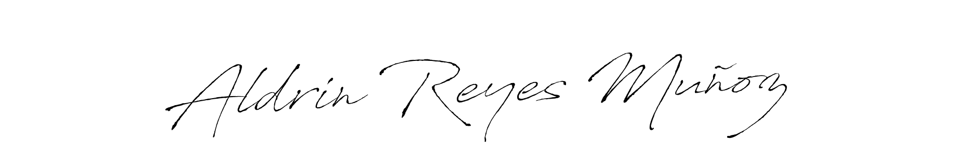 Also we have Aldrin Reyes Muñoz name is the best signature style. Create professional handwritten signature collection using Antro_Vectra autograph style. Aldrin Reyes Muñoz signature style 6 images and pictures png