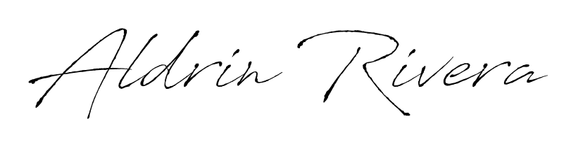 A classic penmanship look for Aldrin Rivera. The Antro_Vectra font brings timeless elegance and confidence to every signed document. Aldrin Rivera signature style 6 images and pictures png