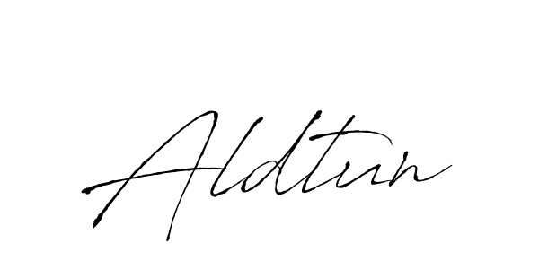 Create a beautiful signature design for name Aldtun. With this signature (Antro_Vectra) fonts, you can make a handwritten signature for free. Aldtun signature style 6 images and pictures png