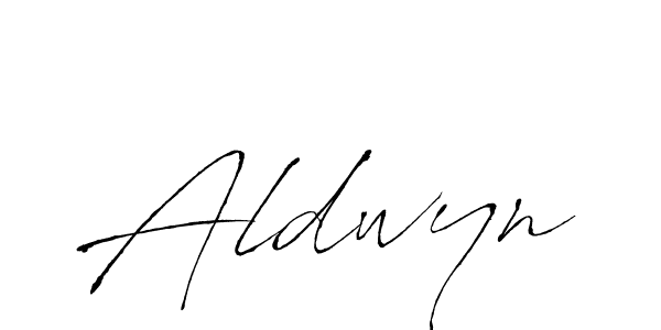 Use a signature maker to create a handwritten signature online. With this signature software, you can design (Antro_Vectra) your own signature for name Aldwyn. Aldwyn signature style 6 images and pictures png