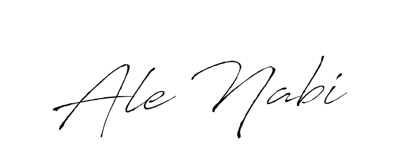 Make a beautiful signature design for name Ale Nabi. Use this online signature maker to create a handwritten signature for free. Ale Nabi signature style 6 images and pictures png