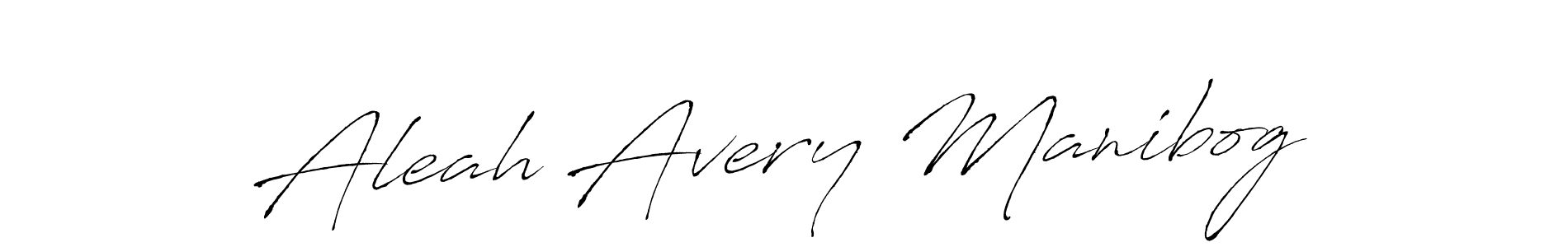 Also You can easily find your signature by using the search form. We will create Aleah Avery Manibog name handwritten signature images for you free of cost using Antro_Vectra sign style. Aleah Avery Manibog signature style 6 images and pictures png