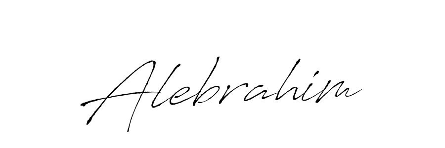 How to make Alebrahim signature? Antro_Vectra is a professional autograph style. Create handwritten signature for Alebrahim name. Alebrahim signature style 6 images and pictures png