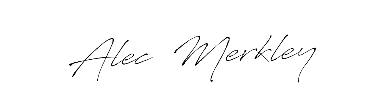 Also we have Alec  Merkley name is the best signature style. Create professional handwritten signature collection using Antro_Vectra autograph style. Alec  Merkley signature style 6 images and pictures png