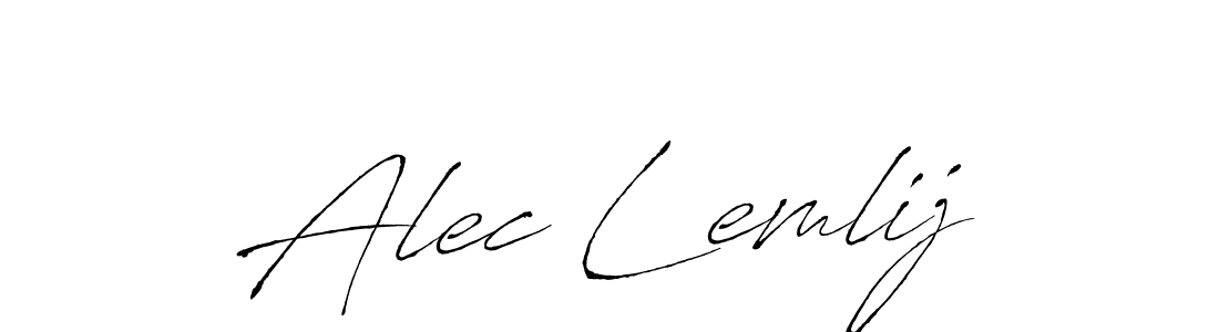 Similarly Antro_Vectra is the best handwritten signature design. Signature creator online .You can use it as an online autograph creator for name Alec Lemlij. Alec Lemlij signature style 6 images and pictures png