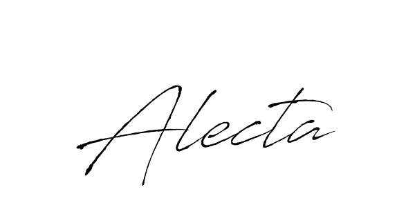 How to make Alecta signature? Antro_Vectra is a professional autograph style. Create handwritten signature for Alecta name. Alecta signature style 6 images and pictures png