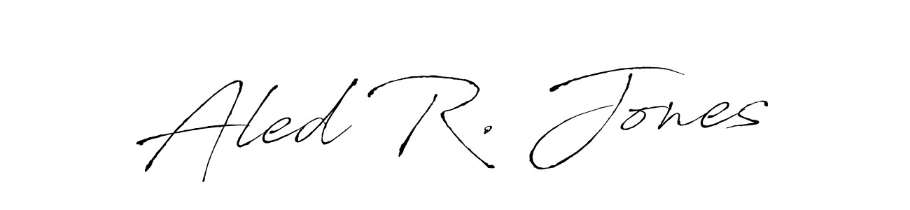 Make a beautiful signature design for name Aled R. Jones. Use this online signature maker to create a handwritten signature for free. Aled R. Jones signature style 6 images and pictures png