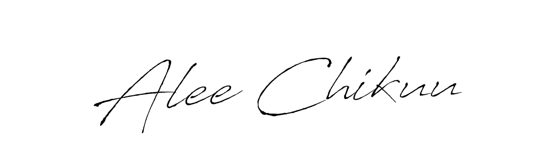 The best way (Antro_Vectra) to make a short signature is to pick only two or three words in your name. The name Alee Chikuu include a total of six letters. For converting this name. Alee Chikuu signature style 6 images and pictures png