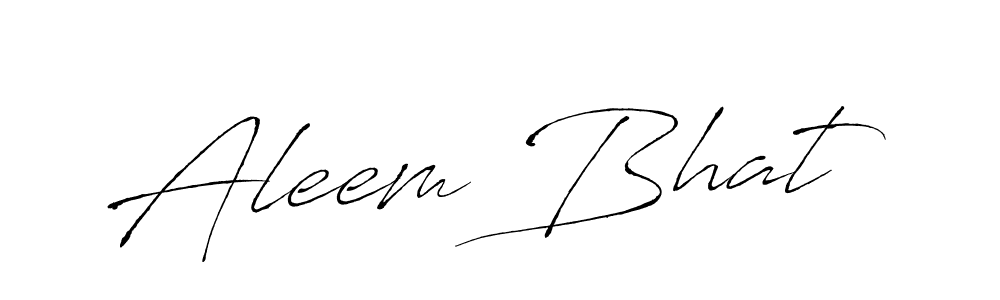 Also we have Aleem Bhat name is the best signature style. Create professional handwritten signature collection using Antro_Vectra autograph style. Aleem Bhat signature style 6 images and pictures png