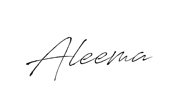 Make a beautiful signature design for name Aleema. With this signature (Antro_Vectra) style, you can create a handwritten signature for free. Aleema signature style 6 images and pictures png