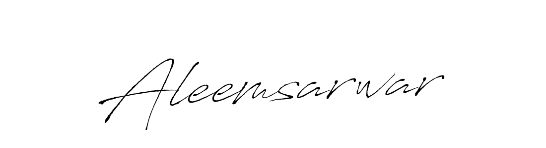 Design your own signature with our free online signature maker. With this signature software, you can create a handwritten (Antro_Vectra) signature for name Aleemsarwar. Aleemsarwar signature style 6 images and pictures png