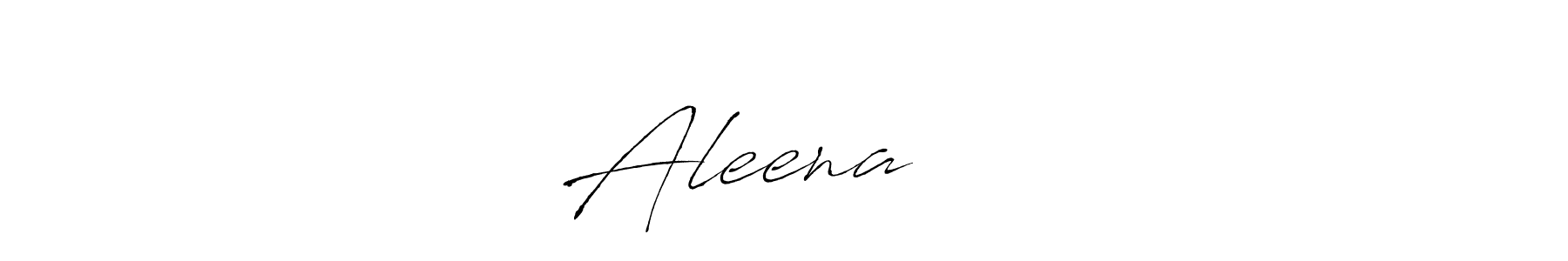 Antro_Vectra is a professional signature style that is perfect for those who want to add a touch of class to their signature. It is also a great choice for those who want to make their signature more unique. Get Aleena❤️❤️ name to fancy signature for free. Aleena❤️❤️ signature style 6 images and pictures png