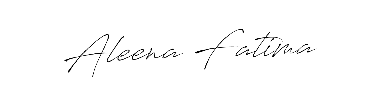 Make a beautiful signature design for name Aleena Fatima. With this signature (Antro_Vectra) style, you can create a handwritten signature for free. Aleena Fatima signature style 6 images and pictures png