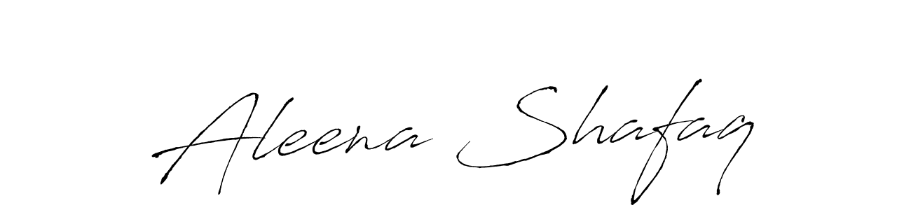 Create a beautiful signature design for name Aleena Shafaq. With this signature (Antro_Vectra) fonts, you can make a handwritten signature for free. Aleena Shafaq signature style 6 images and pictures png