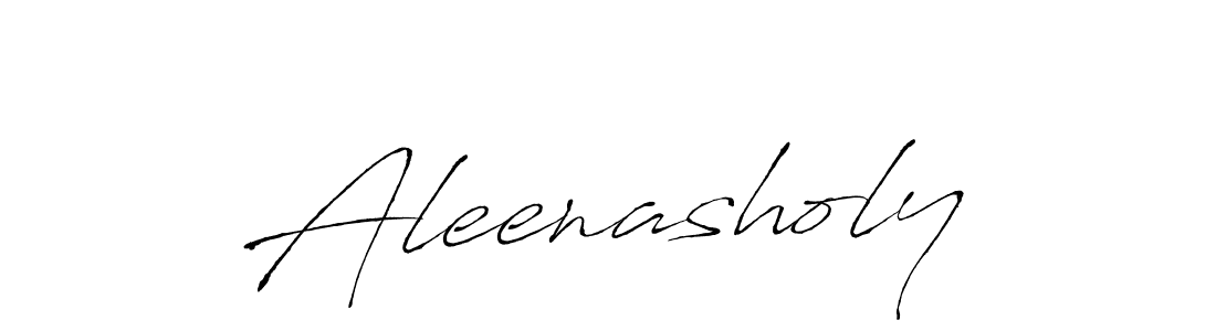 Aleenasholy stylish signature style. Best Handwritten Sign (Antro_Vectra) for my name. Handwritten Signature Collection Ideas for my name Aleenasholy. Aleenasholy signature style 6 images and pictures png