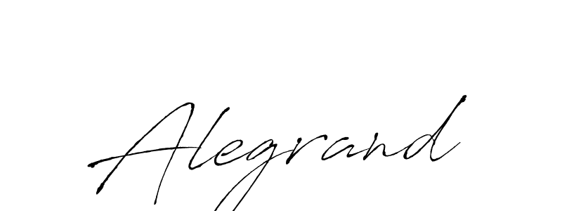 How to make Alegrand name signature. Use Antro_Vectra style for creating short signs online. This is the latest handwritten sign. Alegrand signature style 6 images and pictures png