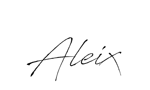 Design your own signature with our free online signature maker. With this signature software, you can create a handwritten (Antro_Vectra) signature for name Aleix. Aleix signature style 6 images and pictures png