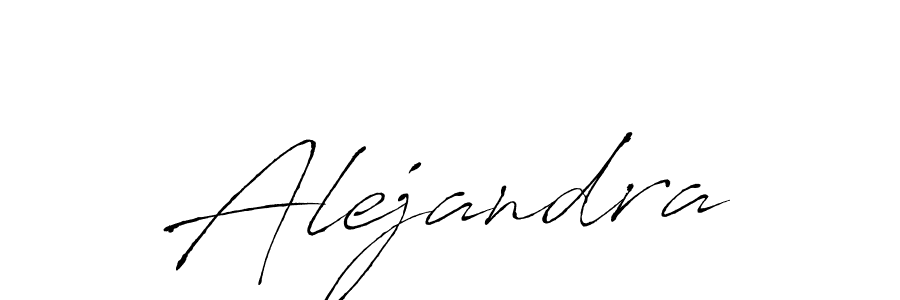 Design your own signature with our free online signature maker. With this signature software, you can create a handwritten (Antro_Vectra) signature for name Alejandra. Alejandra signature style 6 images and pictures png