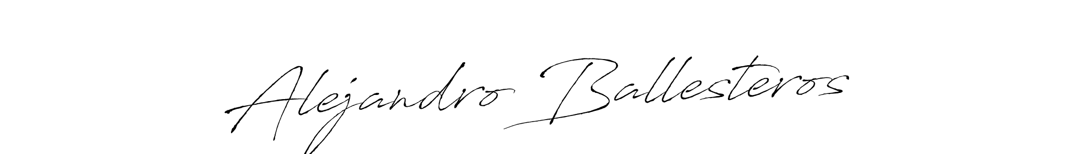 It looks lik you need a new signature style for name Alejandro Ballesteros. Design unique handwritten (Antro_Vectra) signature with our free signature maker in just a few clicks. Alejandro Ballesteros signature style 6 images and pictures png