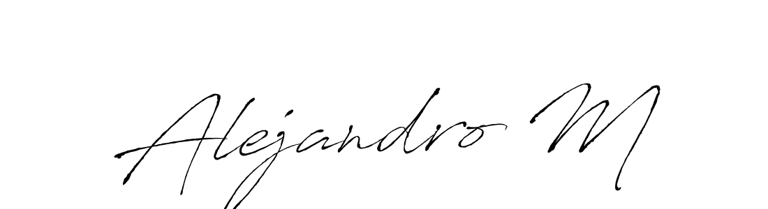 Best and Professional Signature Style for Alejandro M. Antro_Vectra Best Signature Style Collection. Alejandro M signature style 6 images and pictures png