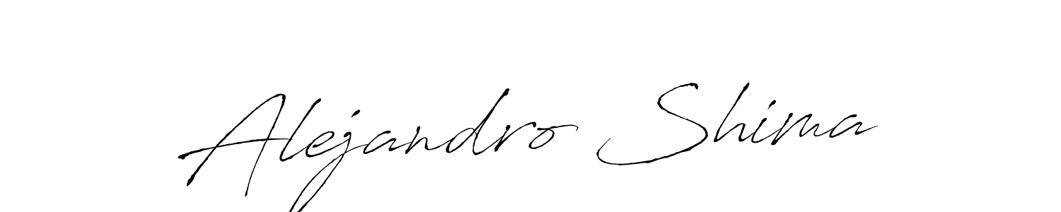 Design your own signature with our free online signature maker. With this signature software, you can create a handwritten (Antro_Vectra) signature for name Alejandro Shima. Alejandro Shima signature style 6 images and pictures png