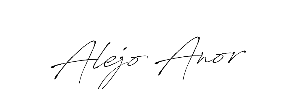 The best way (Antro_Vectra) to make a short signature is to pick only two or three words in your name. The name Alejo Anor include a total of six letters. For converting this name. Alejo Anor signature style 6 images and pictures png