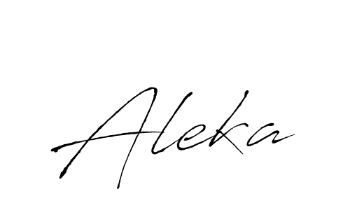 How to make Aleka name signature. Use Antro_Vectra style for creating short signs online. This is the latest handwritten sign. Aleka signature style 6 images and pictures png