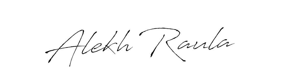 How to make Alekh Raula name signature. Use Antro_Vectra style for creating short signs online. This is the latest handwritten sign. Alekh Raula signature style 6 images and pictures png