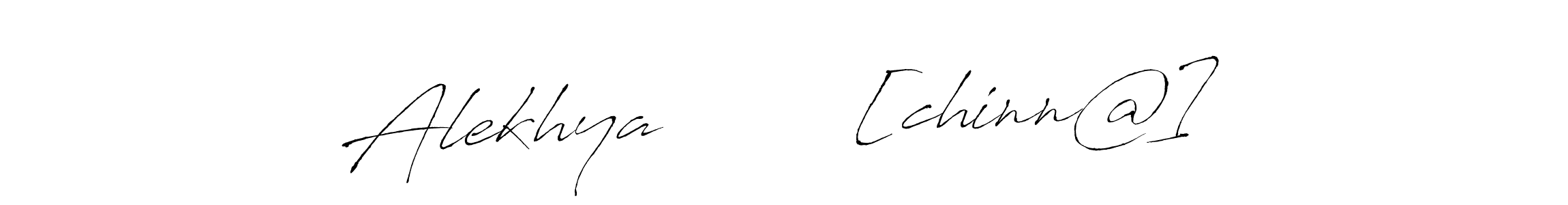 How to make Alekhya        [chinn@] signature? Antro_Vectra is a professional autograph style. Create handwritten signature for Alekhya        [chinn@] name. Alekhya        [chinn@] signature style 6 images and pictures png