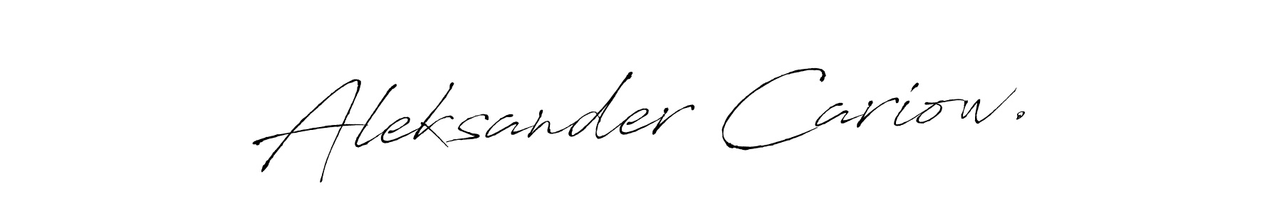 Make a short Aleksander Cariow. signature style. Manage your documents anywhere anytime using Antro_Vectra. Create and add eSignatures, submit forms, share and send files easily. Aleksander Cariow. signature style 6 images and pictures png