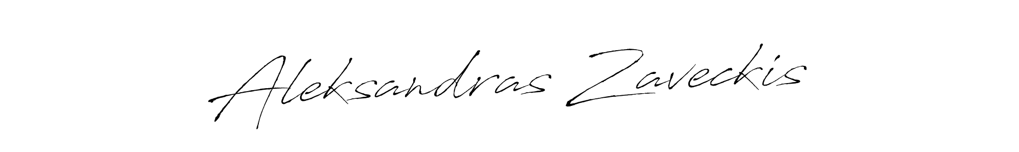 Also we have Aleksandras Zaveckis name is the best signature style. Create professional handwritten signature collection using Antro_Vectra autograph style. Aleksandras Zaveckis signature style 6 images and pictures png