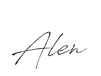 Make a short Alen signature style. Manage your documents anywhere anytime using Antro_Vectra. Create and add eSignatures, submit forms, share and send files easily. Alen signature style 6 images and pictures png