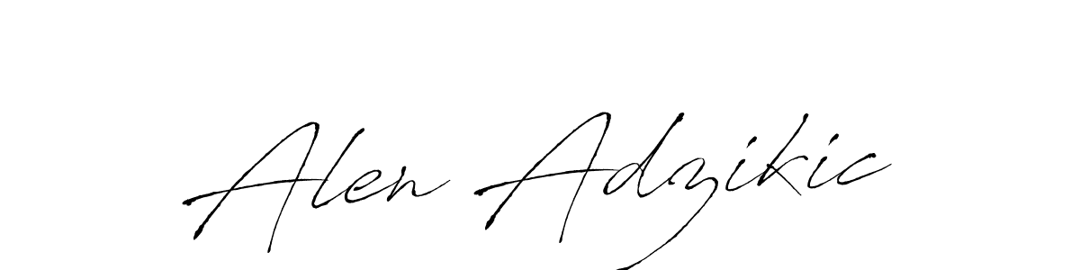 Make a short Alen Adzikic signature style. Manage your documents anywhere anytime using Antro_Vectra. Create and add eSignatures, submit forms, share and send files easily. Alen Adzikic signature style 6 images and pictures png