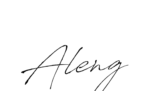 Also we have Aleng name is the best signature style. Create professional handwritten signature collection using Antro_Vectra autograph style. Aleng signature style 6 images and pictures png